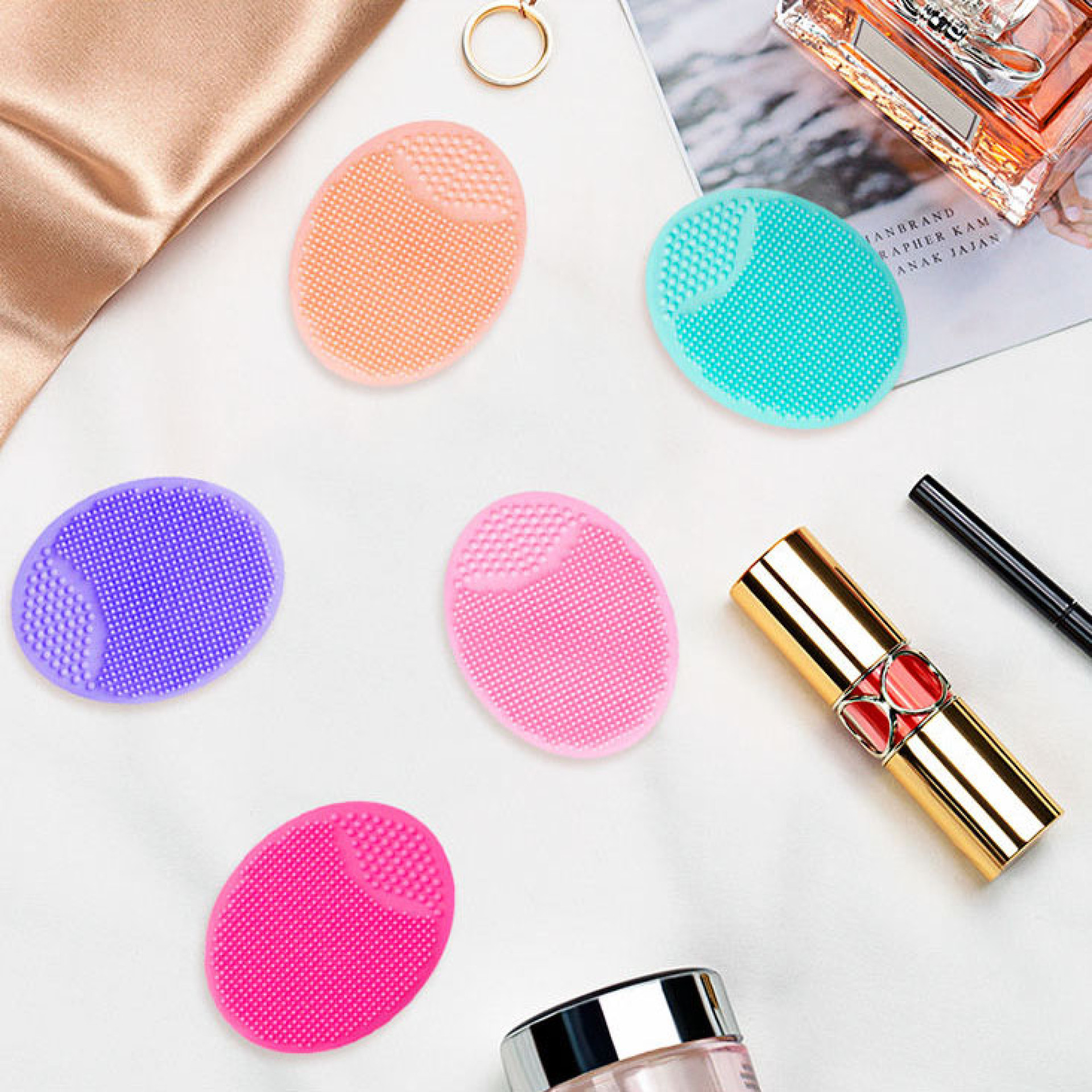 Ecofriendly Deep Exfoliator, Facial Cleansing Silicone Face Brush